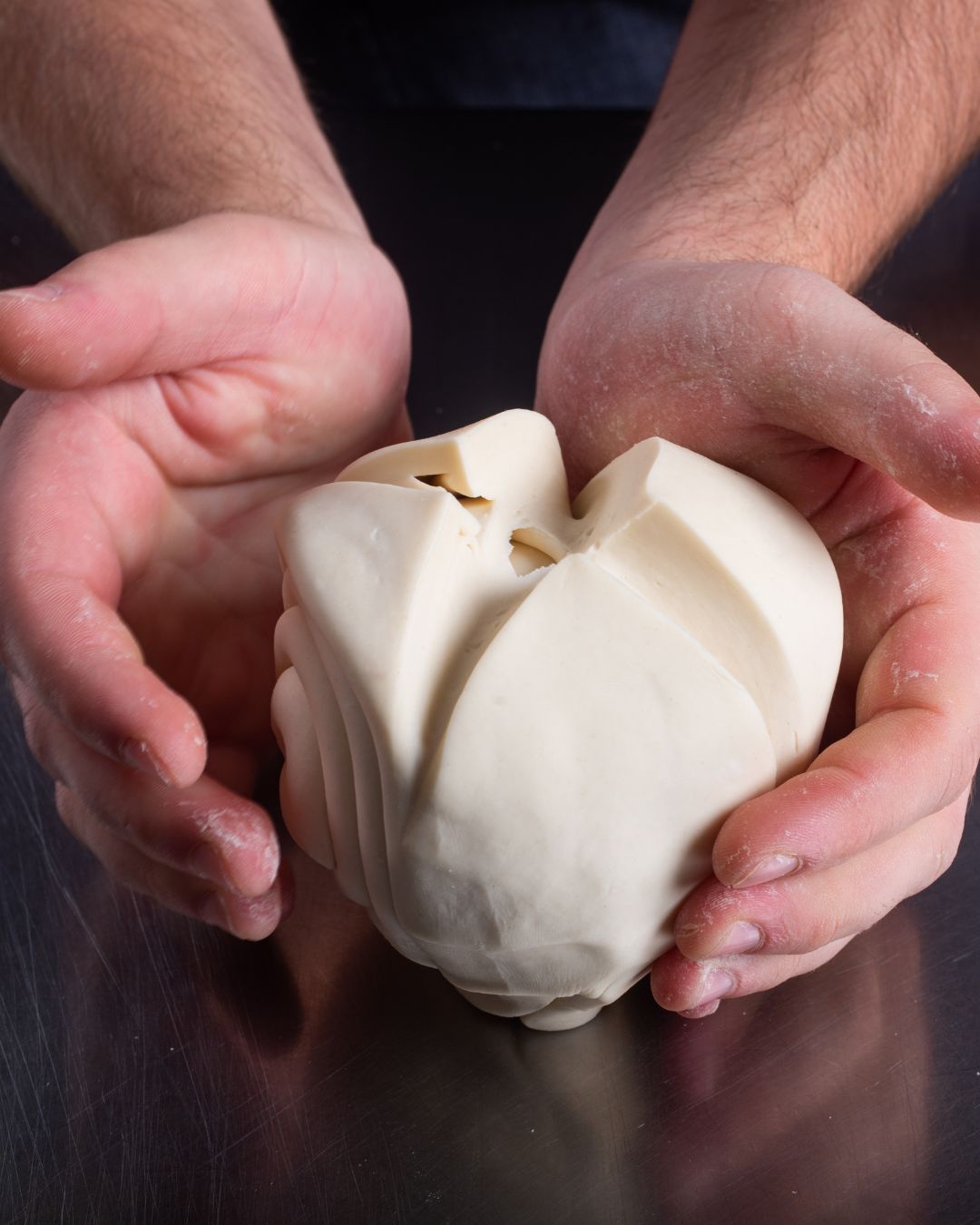 Dettaglio processo colomba con punti di controllo